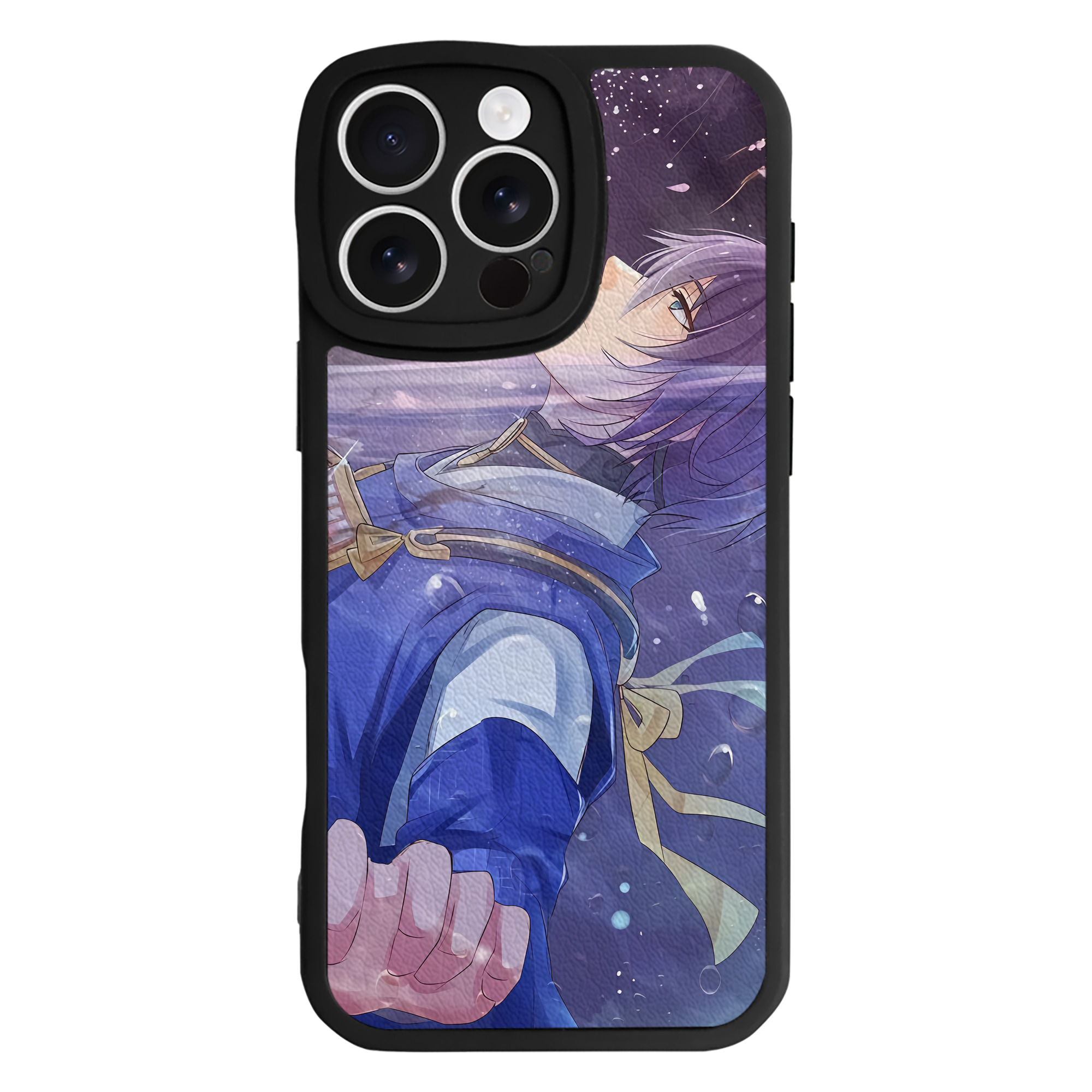 （画像用） 刀剣乱舞 Touken Ranbu 【iPhone 16シリーズ対応】シリコンスマホケース（レザー調） 材質：シリコン